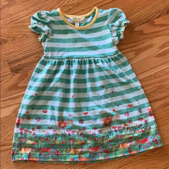 Matilda Jane Other - Green striped floral Matilda Jane dress